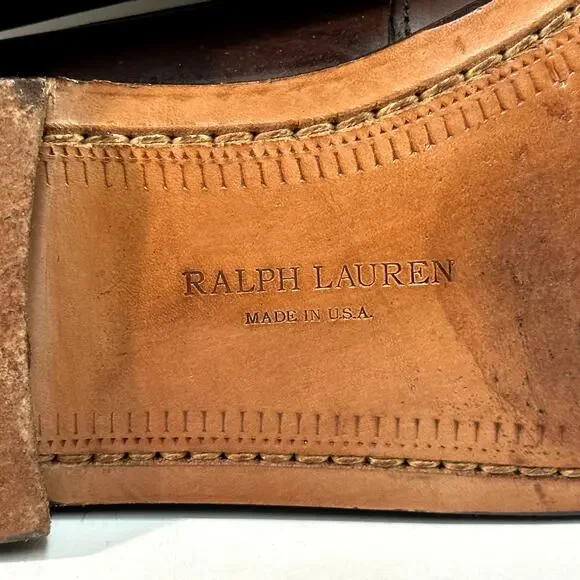 EXCELLENT Rancourt & Co. x Polo Ralph Lauren Buckle Loafer Made Maine USA 10.5 D - Picture 10 of 10